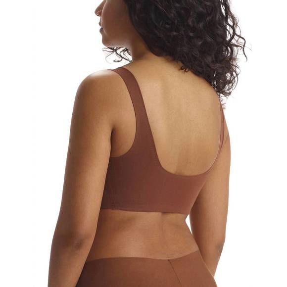 NEW COMMANDO butter soft support bralette in cinnamon - Picture 2 of 2